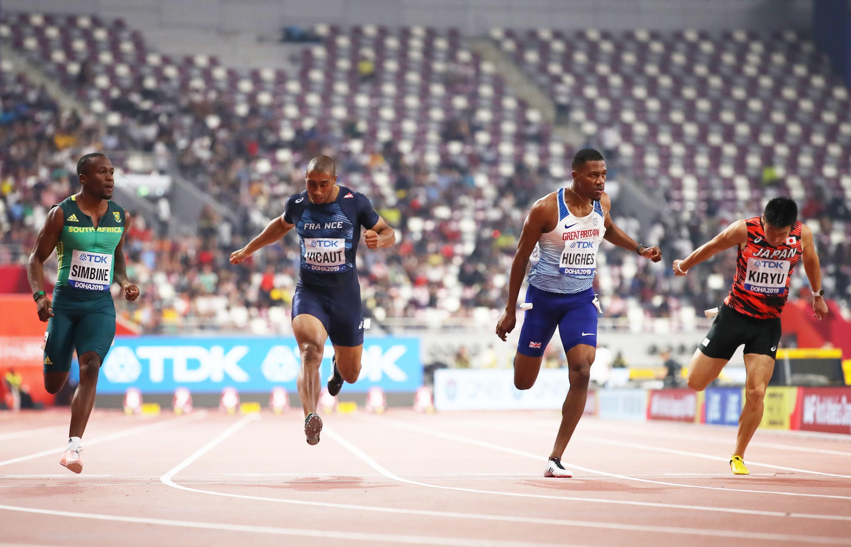 Men's 100m semifinals at the World Athletics Championships Doha 2019 (Getty Images)
