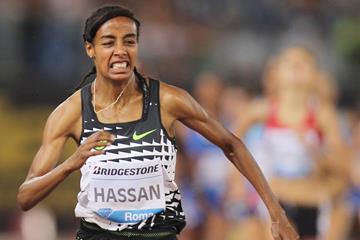 Sifan Hassan in action at the Diamond League meeting in Rome (Getty Images)