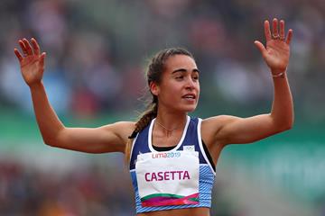 Belen Casetta takes bronze in the steeplechase at the Pan-American Games (Getty Images)