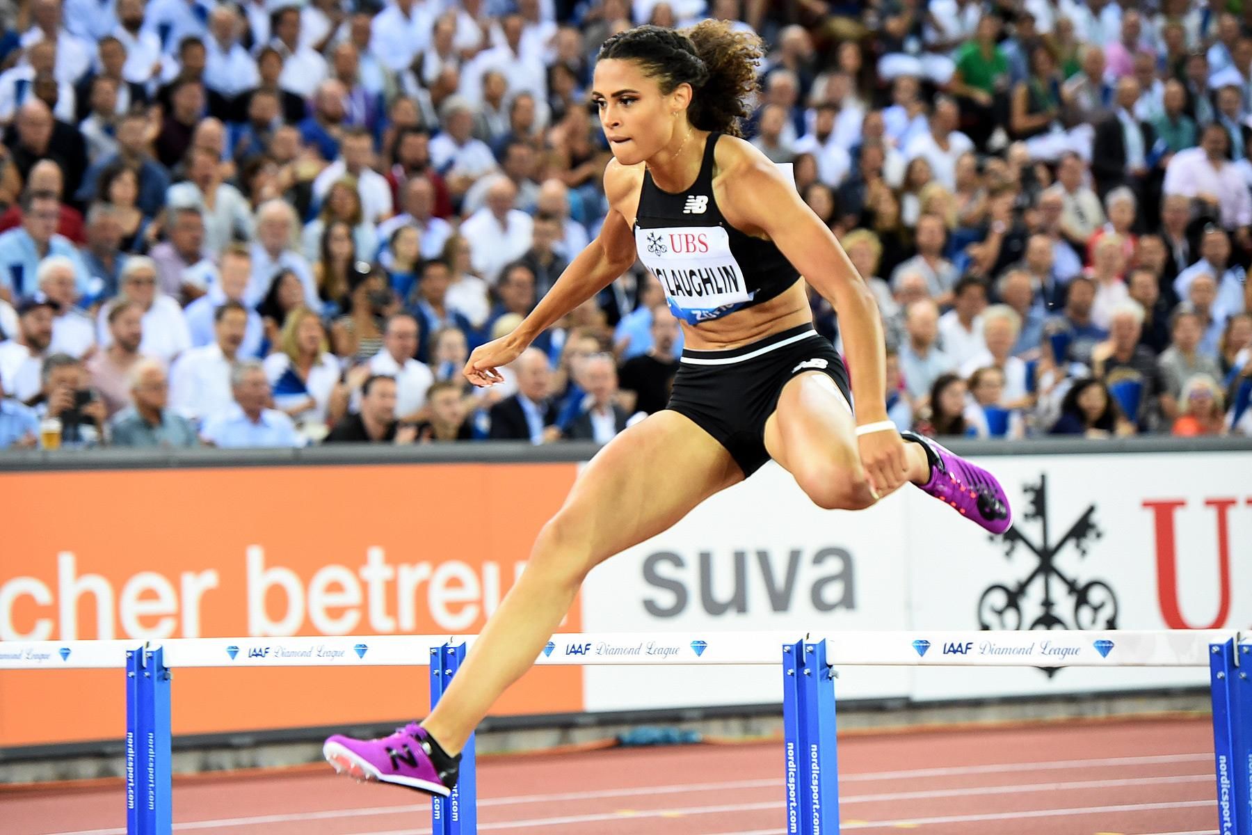 Sydney McLaughlin wins the 400m hurdles at the Diamond League final in Zurich