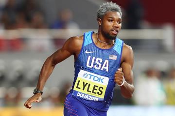 Noah Lyles at the IAAF World Athletics Championships Doha 2019 (Getty Images)